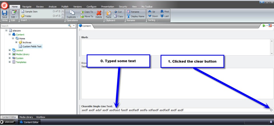 clearable single-line text field test 1