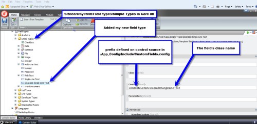 clearable single-line text field type