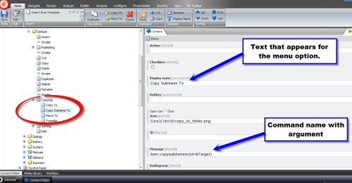 Copy Subitems To Menu Item