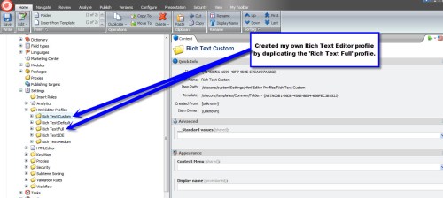 Duplicated Rich Text Profile