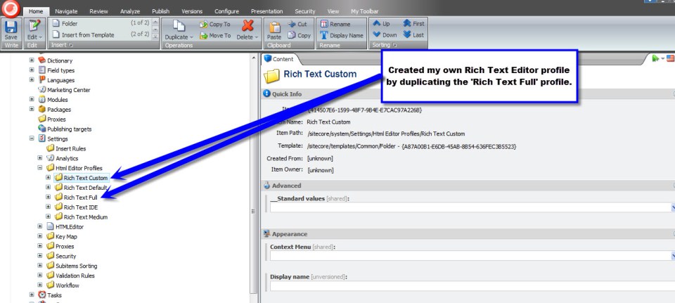 Duplicated Rich Text Profile