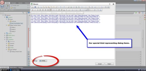 Inserted Three Dialogs HTML