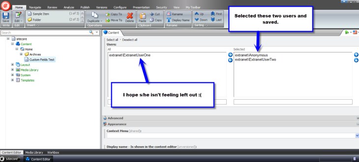 users multilist field test 4
