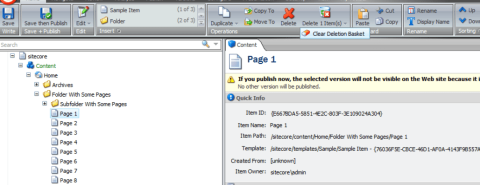 Clear-Deletion-Basket