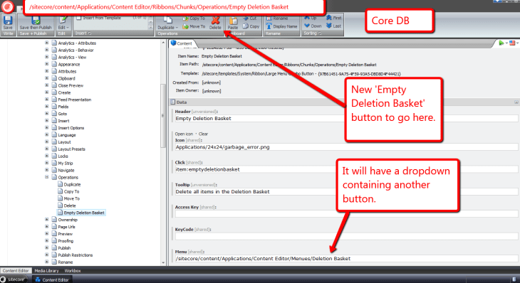 Empty-Deletion-Basket-Core