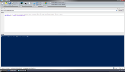 excuted-Expand-SitecoreToken-on-home