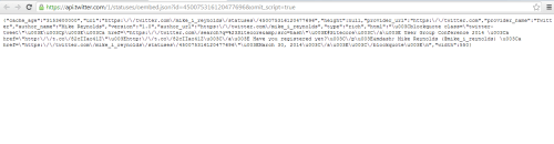 tweet-api-json