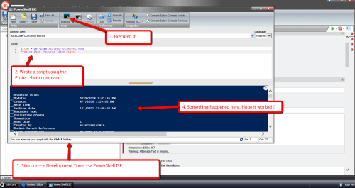 protect-item-command-powershell-ise