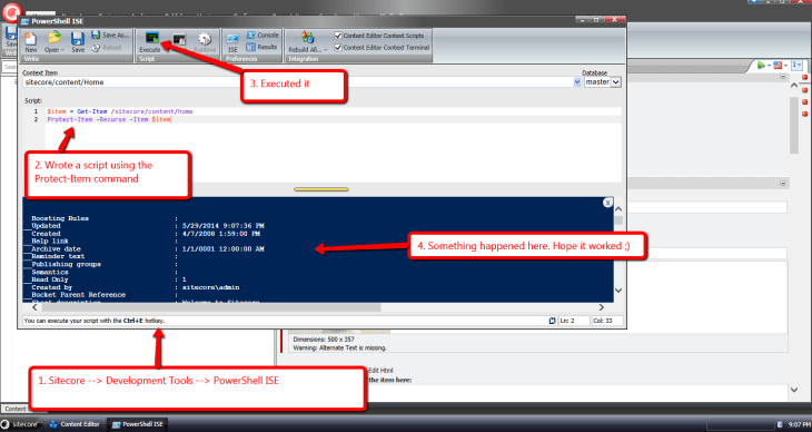 protect-item-command-powershell-ise