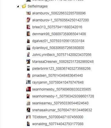 selfie-images-tweet-ids
